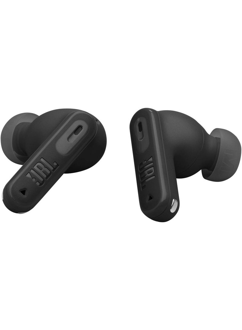 جي بي إل سماعات أذن لاسلكية حقيقية JBL Tune Beam 2، بمحرك ديناميكي 10 مم، صوت جهير نقي مع صوت مكاني، خاصية إلغاء الضوضاء التكيفية، تقنية الصوت المحيطي الذكي، اتصال بلوتوث 5.3، أسود - Image 2